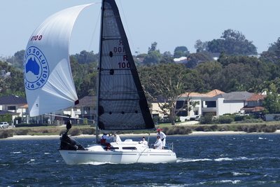 Itinerant sailing downwind from Attadale